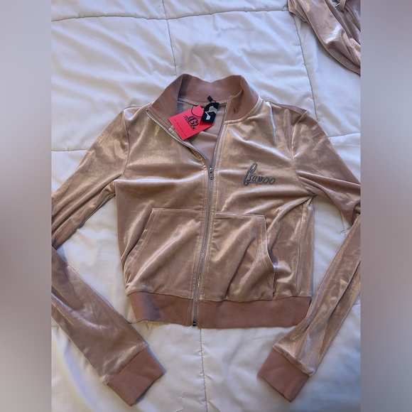 Gsuwoo Brown Velour Tracksuit - Picture 4 of 12